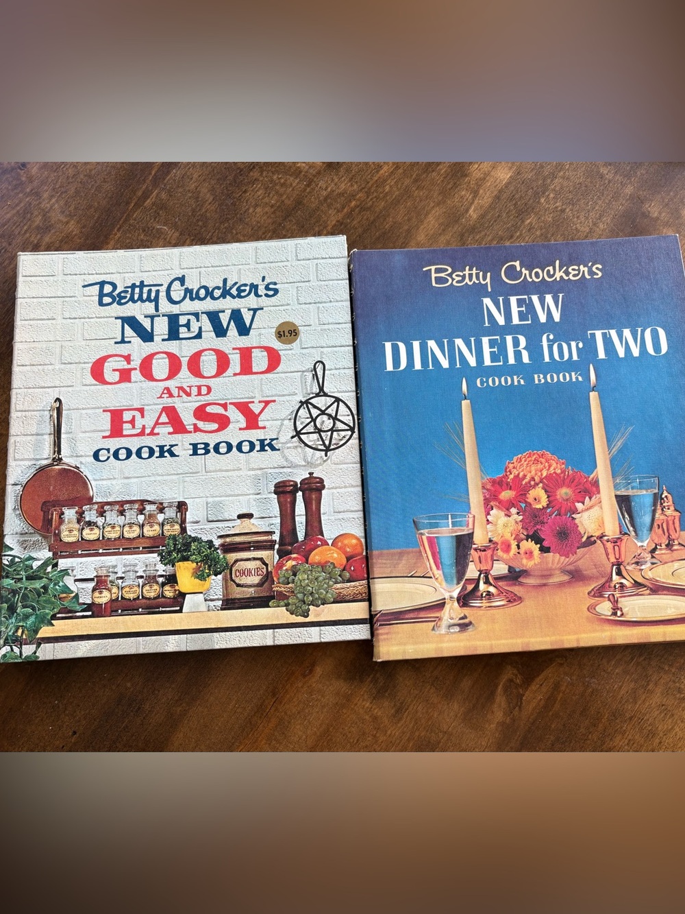 Vintage 1960s Betty Crocker Cook Book Pair
